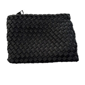 Sol And Selene Black Woven Neoprene Pouch With Tyvek Lining NEW Without Tag